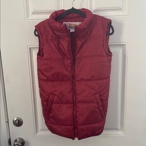 Back to the Future Red Puffer Vest size XS